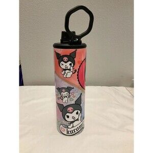 Kuromi 20 oz Stainless Steel Insulated Tumbler with Flip Lid